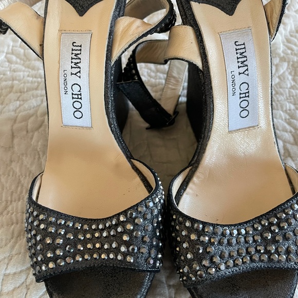 Beautiful Studded wedges . Hard to find Jimmy Choo - Picture 6 of 6
